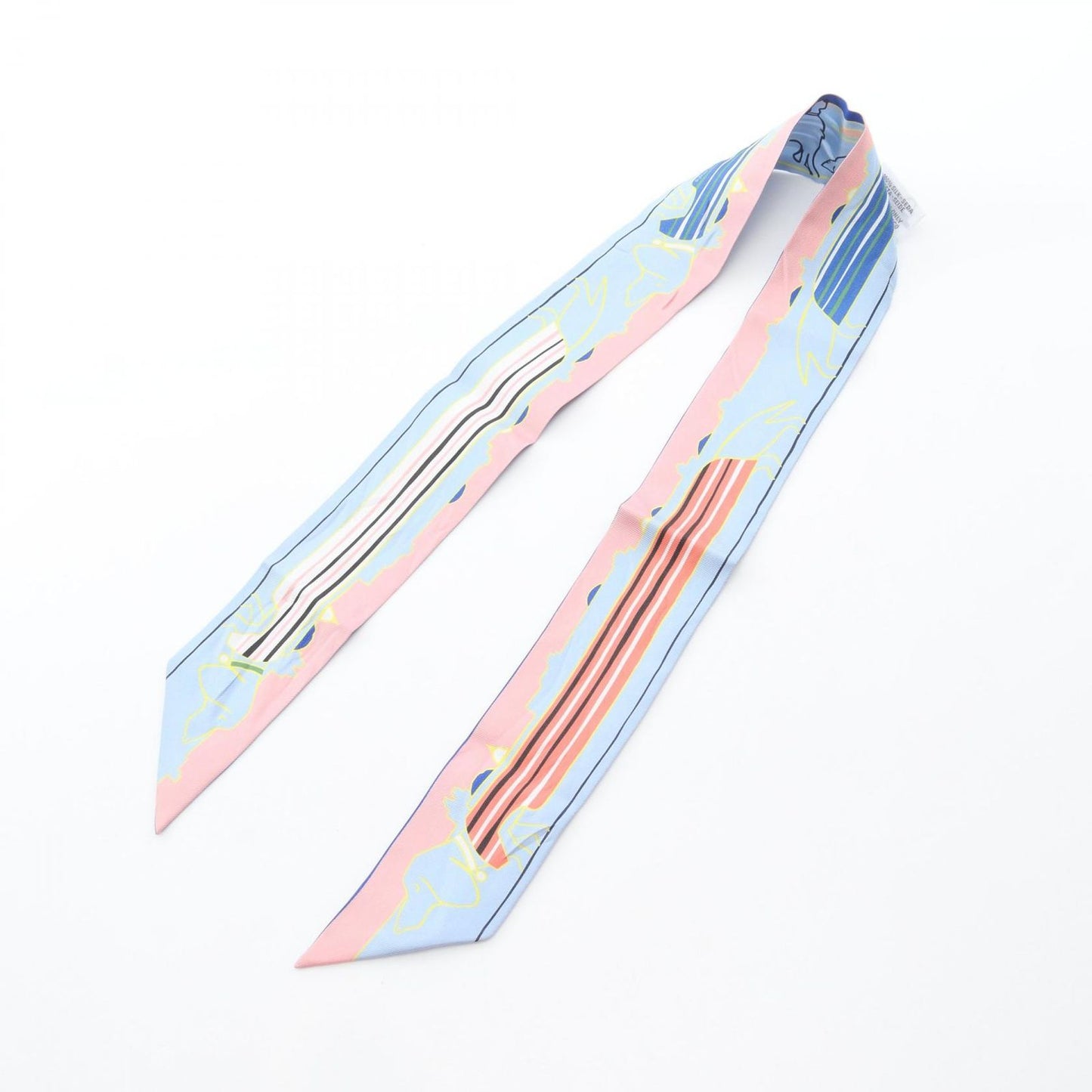 Hermes Scarf Twill les Chiens Parisiens Silk — view 3