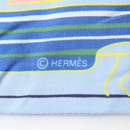 Hermes Scarf Twill les Chiens Parisiens Silk — view 4