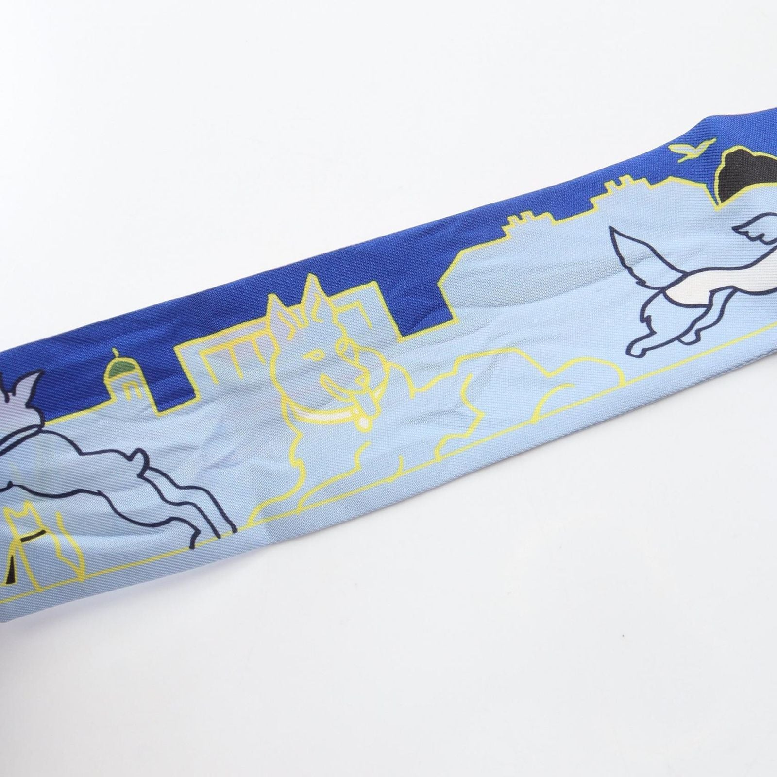 Hermes Scarf Twill les Chiens Parisiens Silk — view 6