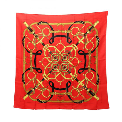 Hermes Scarf Carre 90 Eperon D'or Silk