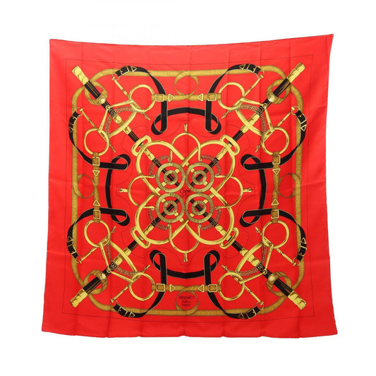Hermes Scarf Carre 90 Eperon D'or Silk