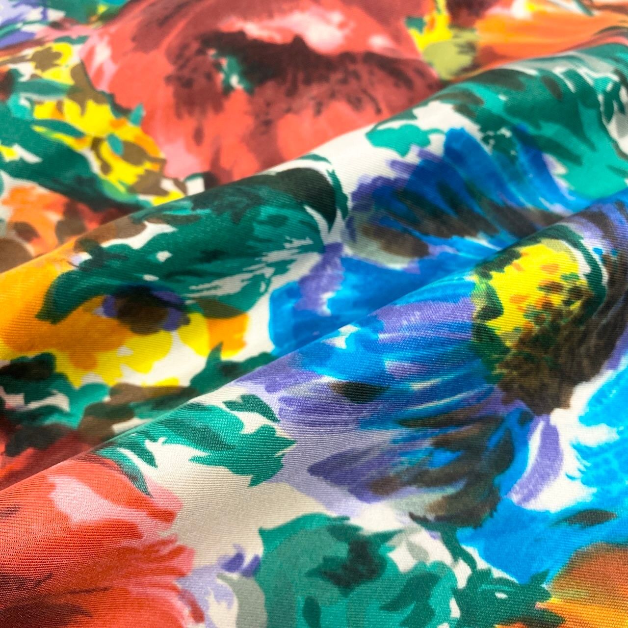 Dolce & Gabbana Ee8 & Floral Silk Blouse Sleeveless 40 Multicolor — view 6
