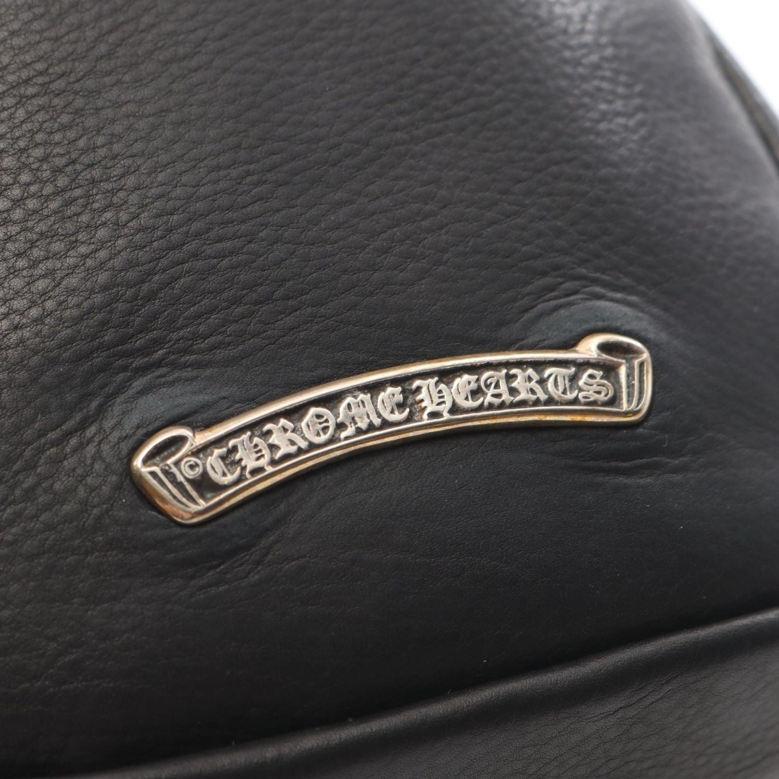 Chrome Hearts Shoulder Bag Taka Mini Takamini Cemetery Cross Patch Leather — view 6