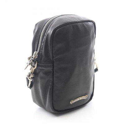 Chrome Hearts Shoulder Bag Taka Mini Takamini Cemetery Cross Patch Leather — view 2