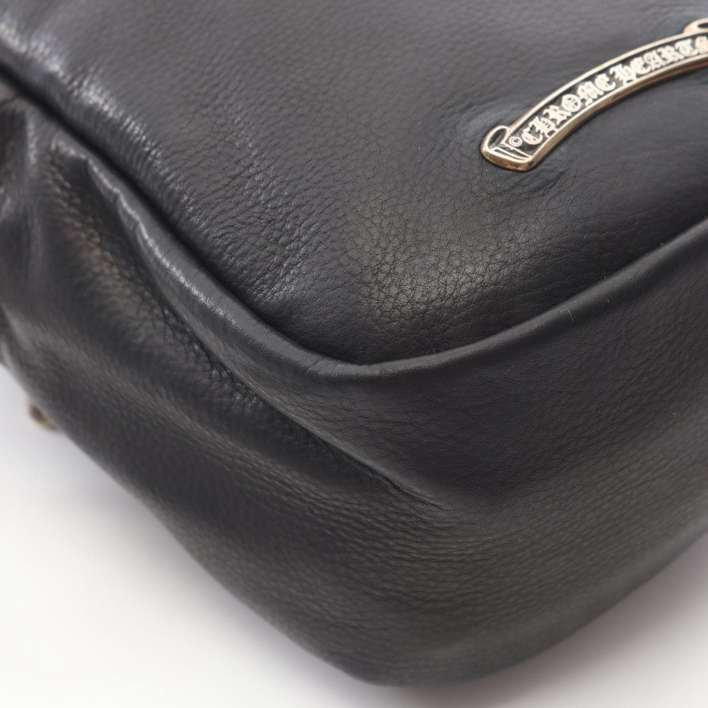 Chrome Hearts Shoulder Bag Taka Mini Takamini Cemetery Cross Patch Leather — view 7