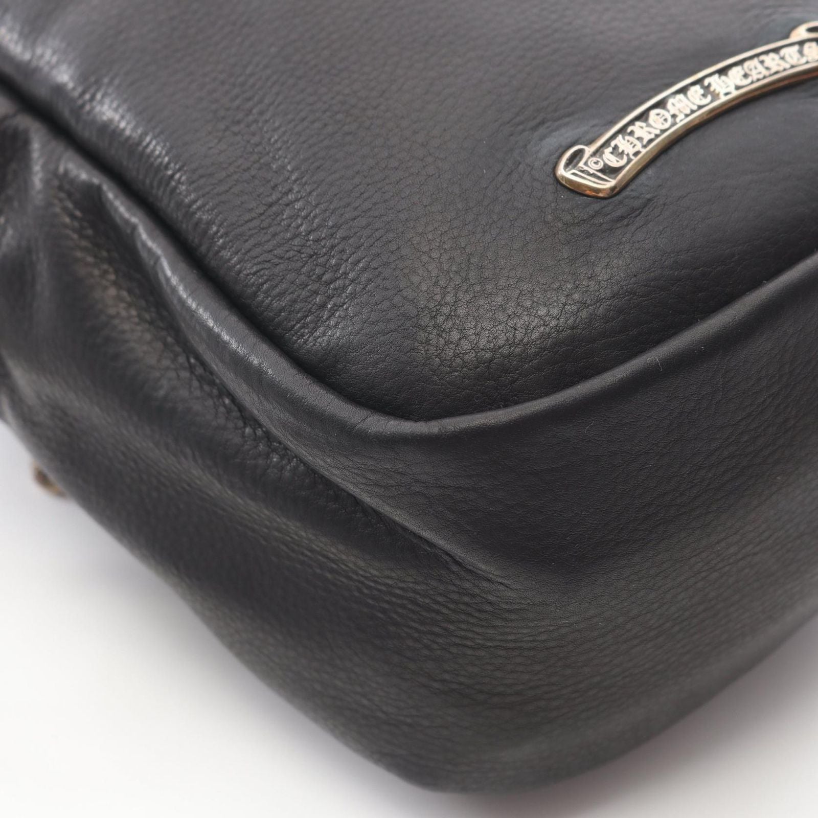 Chrome Hearts Shoulder Bag Taka Mini Takamini Cemetery Cross Patch Leather — view 7