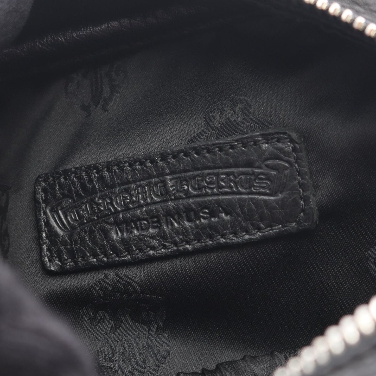 Chrome Hearts Shoulder Bag Taka Mini Takamini Cemetery Cross Patch Leather — view 4