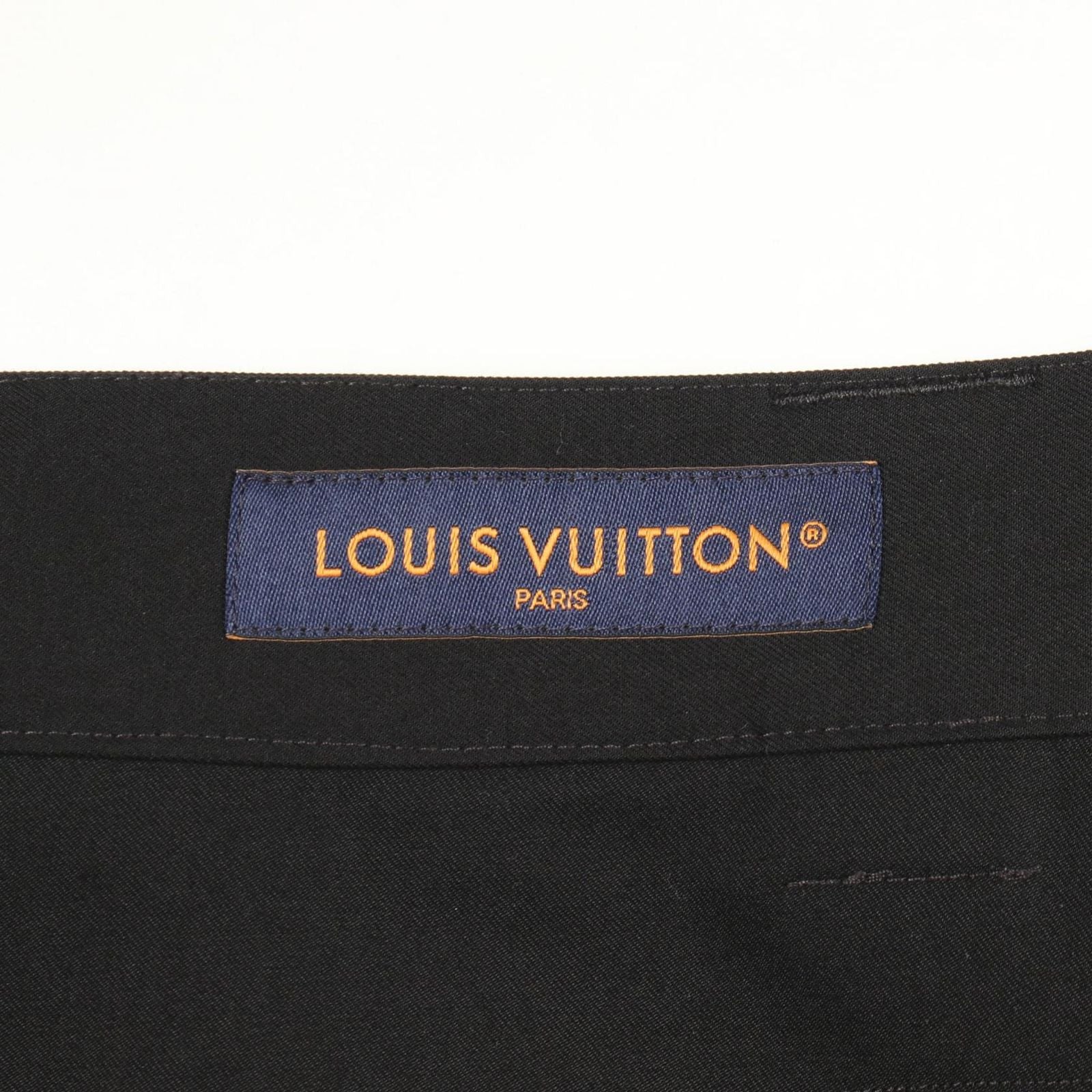 Louis Vuitton Pants Tailored Capenta LV Embroidery Pocket MM Pqr Wool — view 3
