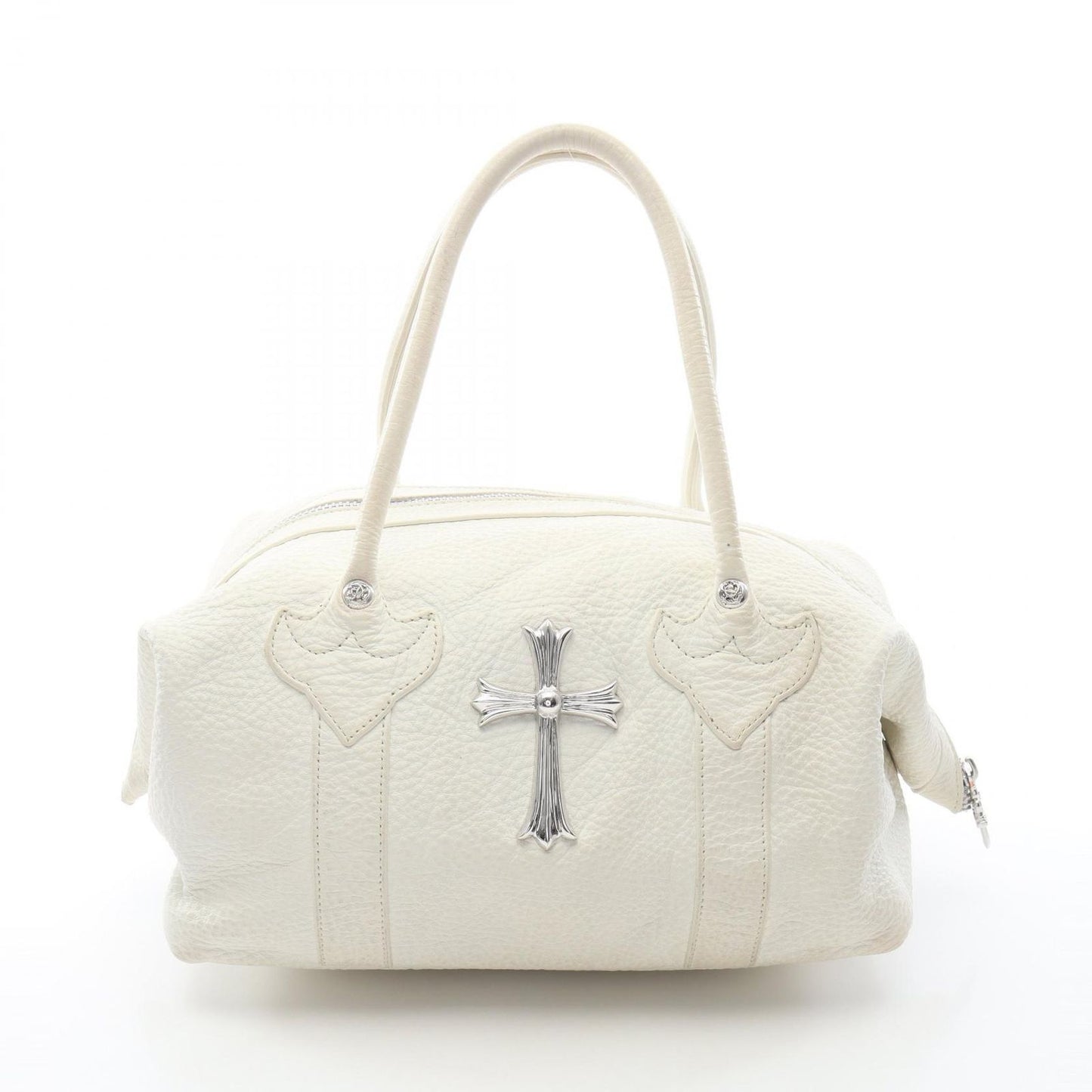 Chrome Hearts Handbag Monica Large Cross Leather 925 Sterling Silver