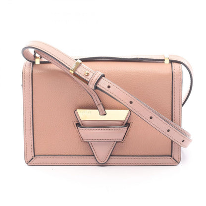 Loewe Shoulder Bag Barcelona Small Dark Pink Leather