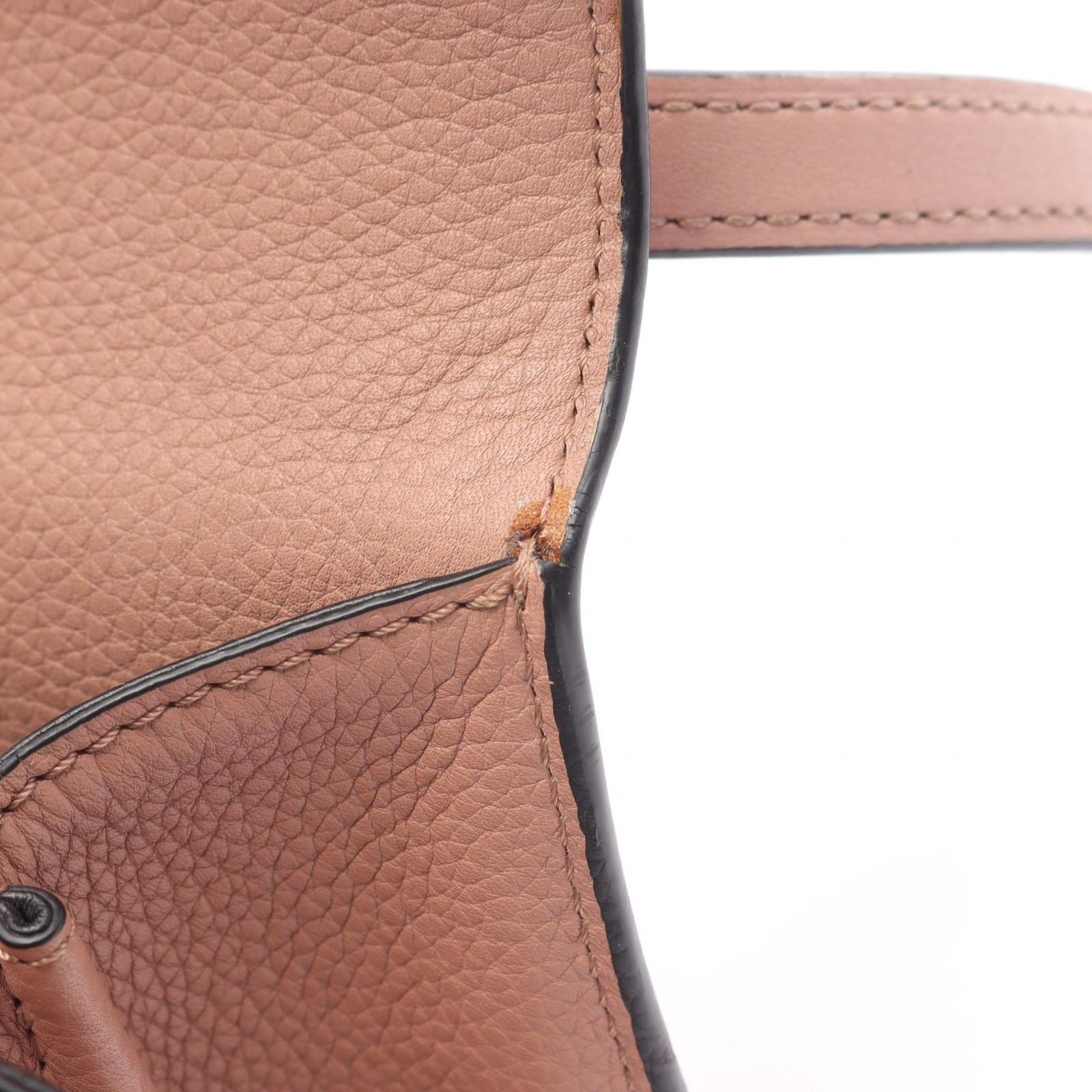 Loewe Shoulder Bag Barcelona Small Dark Pink Leather — view 7