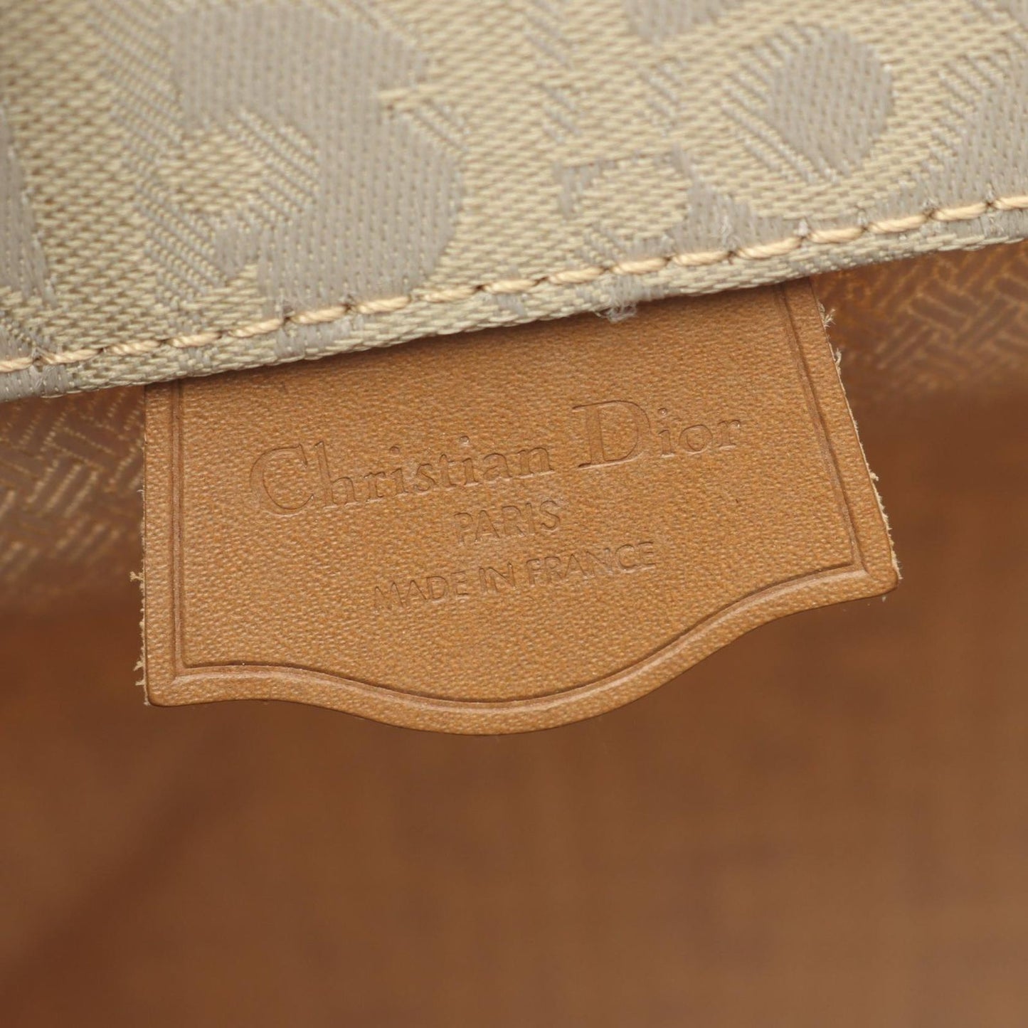Dior Shoulder Bag Trotter Beige Brown Leather — view 4