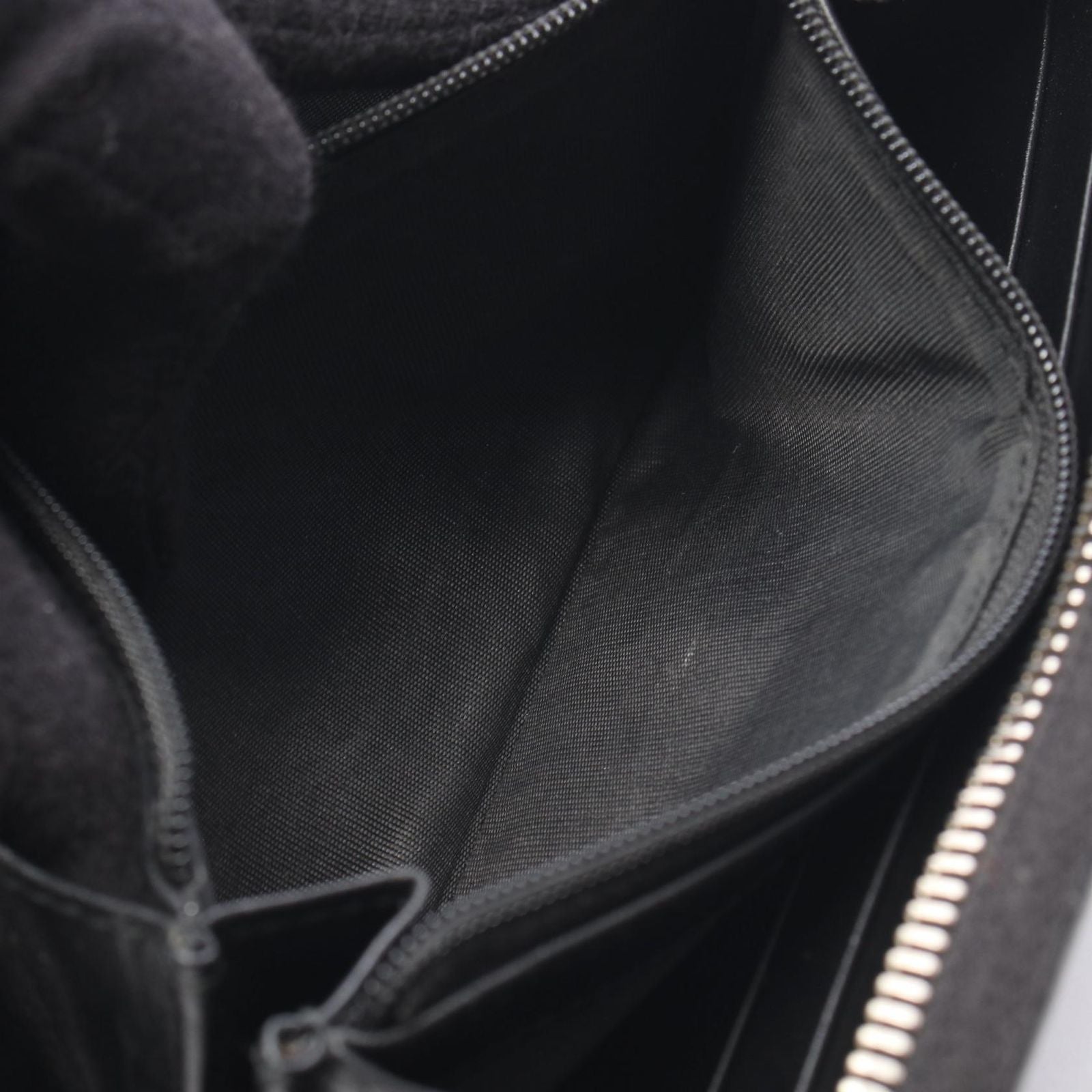 Gucci Round Wallet GG Supreme Black Canvas Leather — view 5