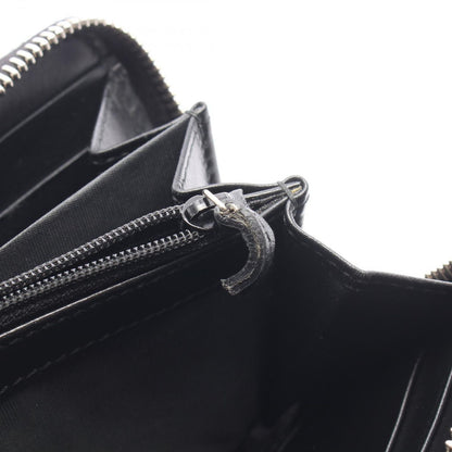 Gucci Round Wallet GG Supreme Black Canvas Leather — view 6
