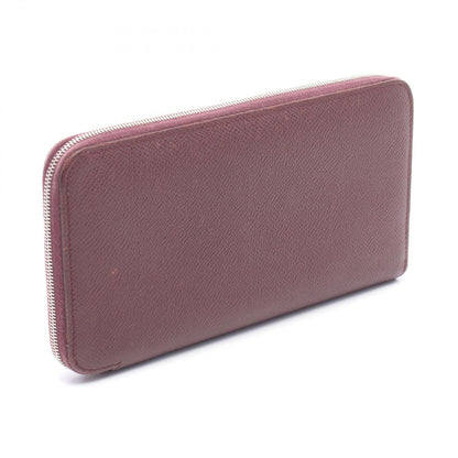 Hermes Round Wallet Azap Long Silk in Rouge Ash Leather Long — view 2
