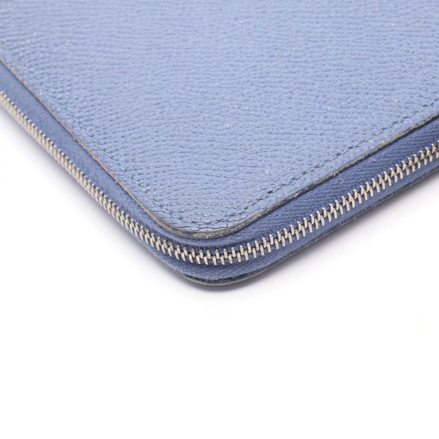 Hermes Round Wallet Azap Long Silk in Deep Blue Leather Long — view 8