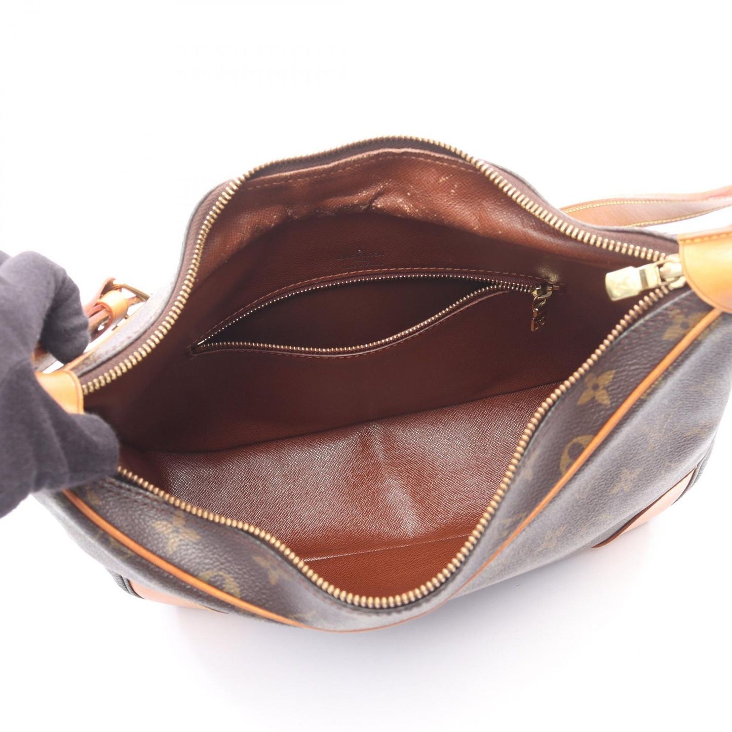 Louis Vuitton Shoulder Bag Boulogne PM Canvas Leather — view 3
