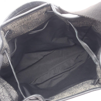 Gucci Shoulder Bag GG Pattern Black Canvas Leather — view 3