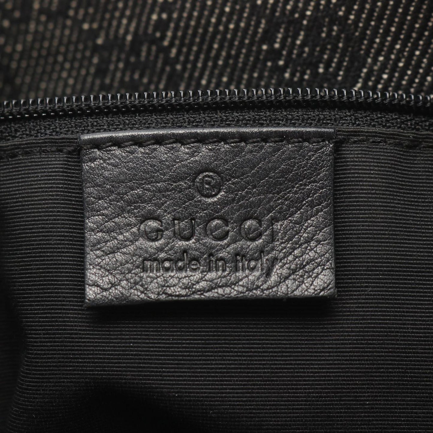 Gucci Shoulder Bag GG Pattern Black Canvas Leather — view 4