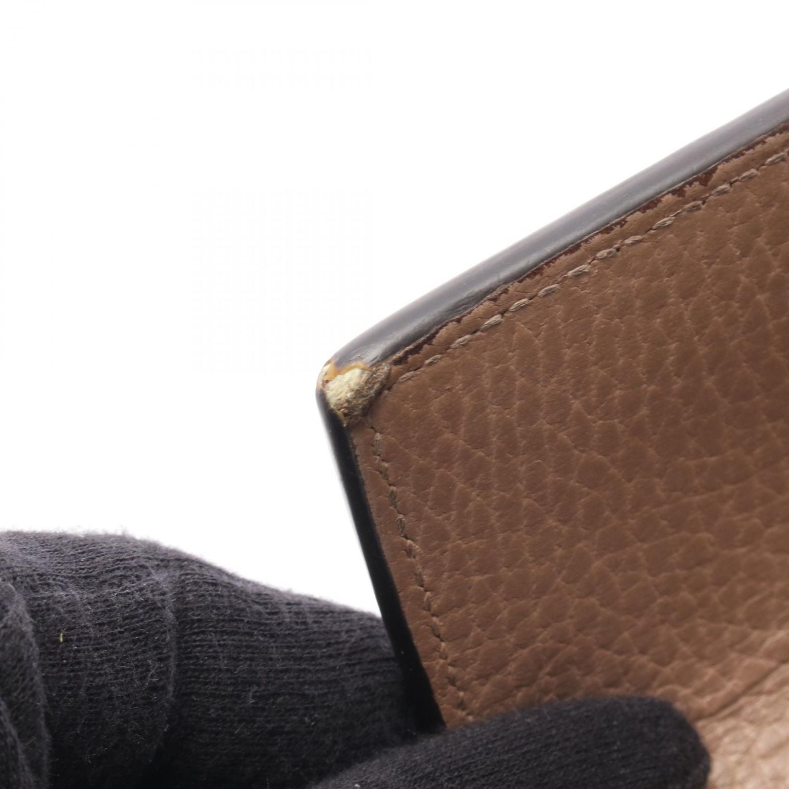 Gucci Bifold Wallet Petit Marmont Continental Pink Beige Leather GG — view 6