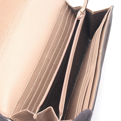 Gucci Bifold Wallet Petit Marmont Continental Pink Beige Leather GG — view 3