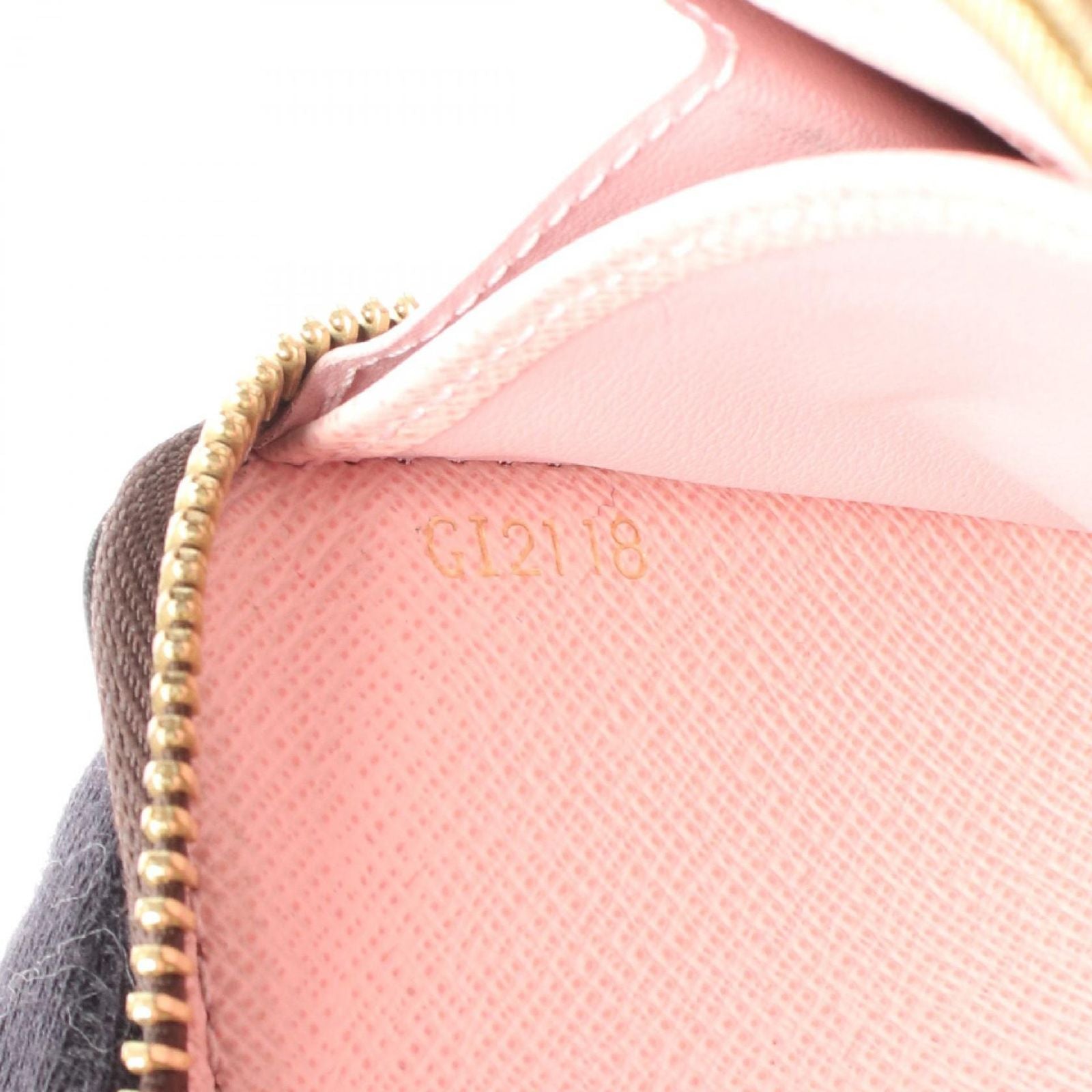 Louis Vuitton Round Wallet Zippy Rose Ballerine Canvas — view 6