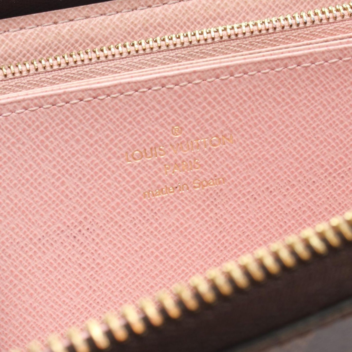 Louis Vuitton Round Wallet Zippy Rose Ballerine Canvas — view 5
