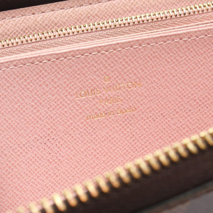Louis Vuitton Round Wallet Zippy Rose Ballerine Canvas — view 5