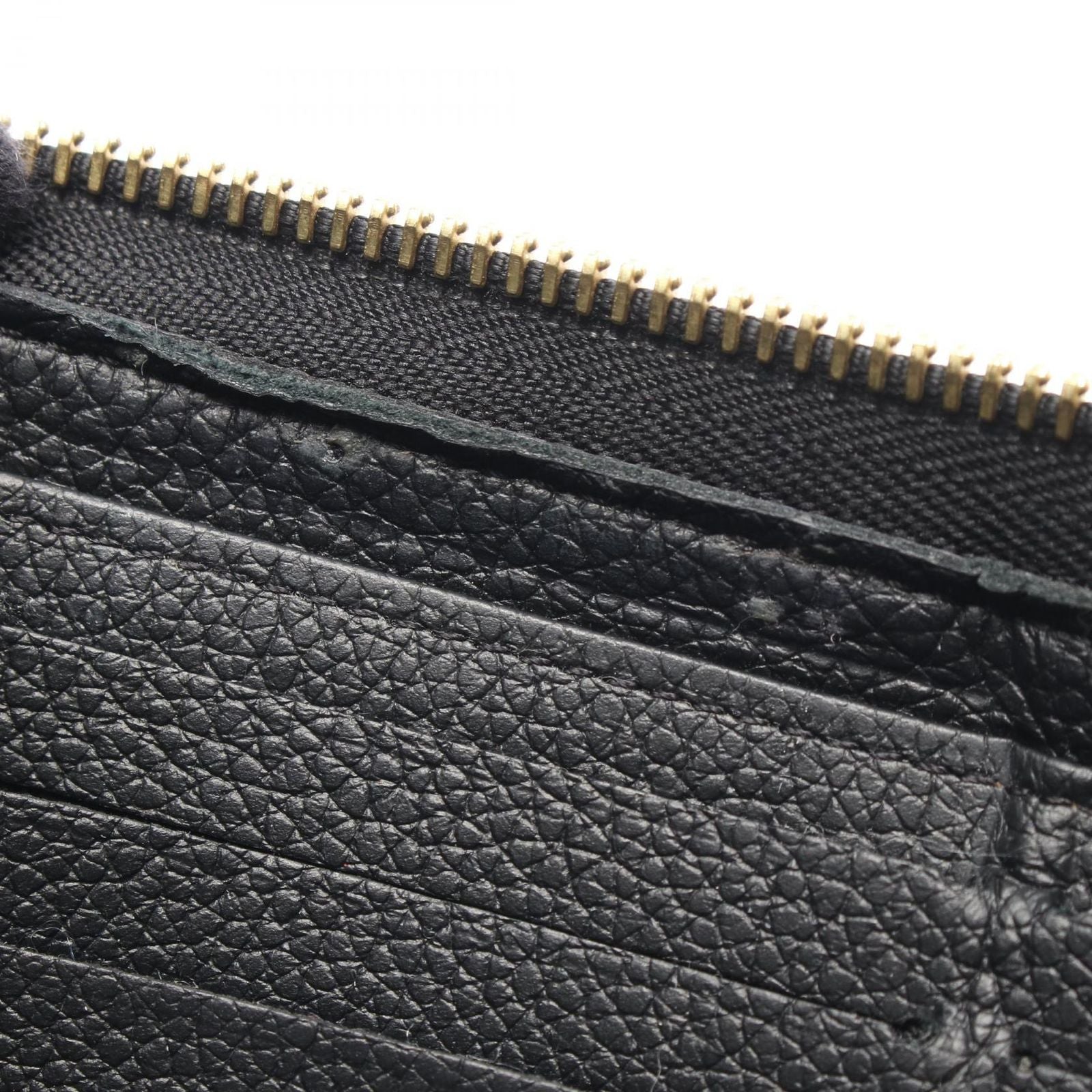 Louis Vuitton Round Wallet Zippy Noir Leather — view 9
