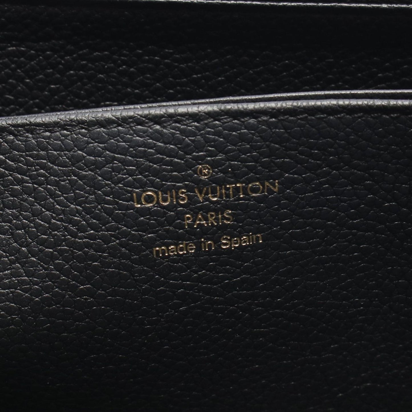 Louis Vuitton Round Wallet Zippy Noir Leather — view 5