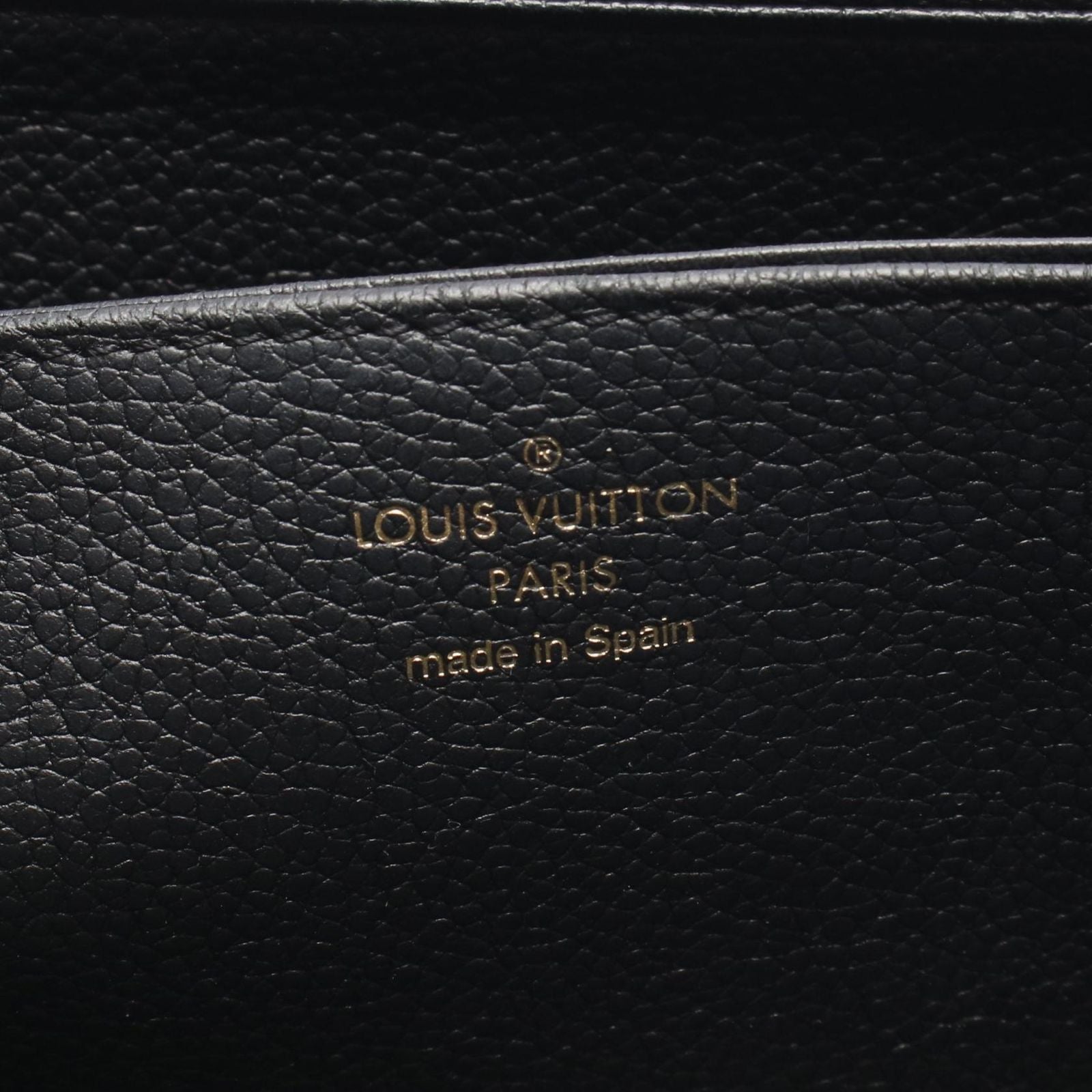 Louis Vuitton Round Wallet Zippy Noir Leather — view 5
