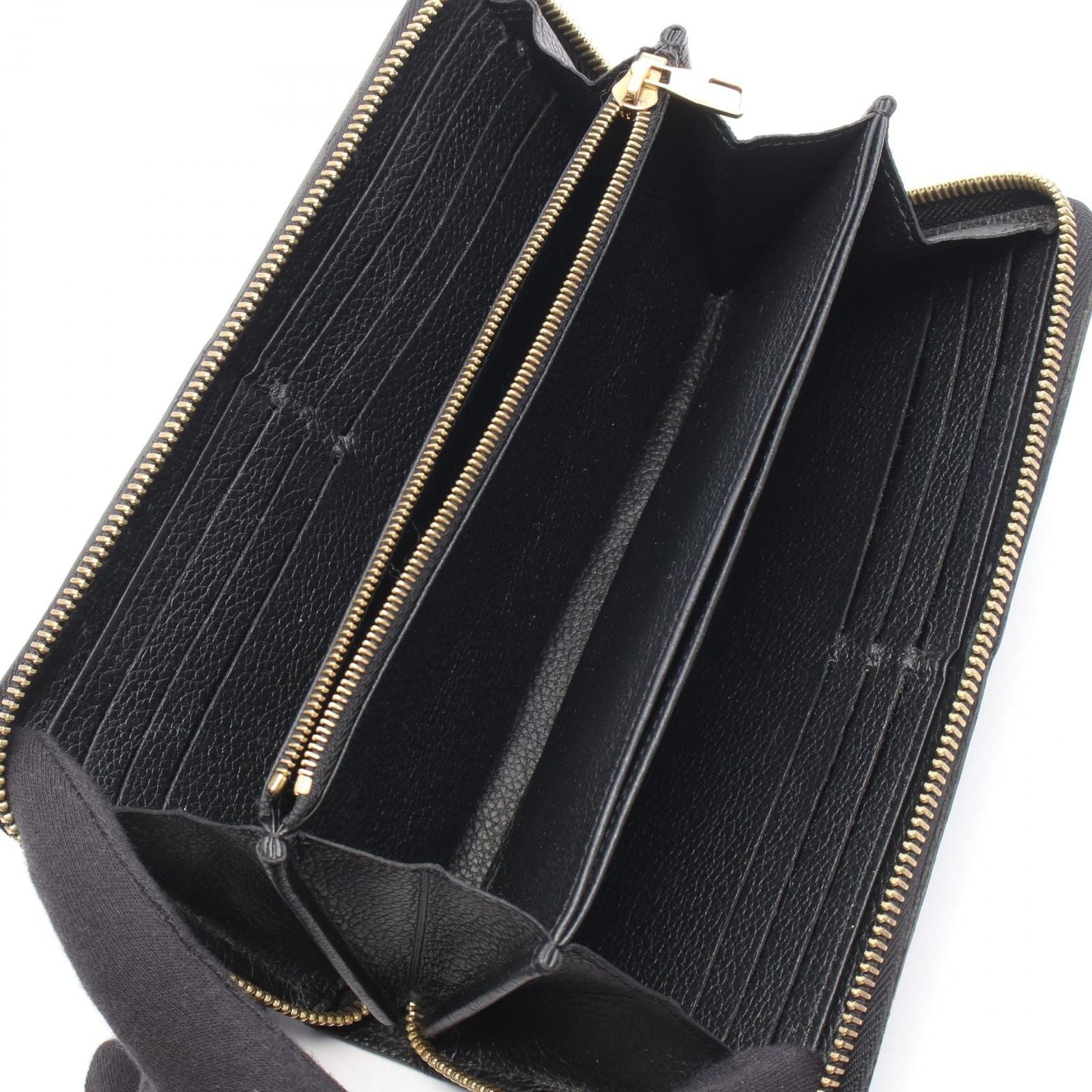 Louis Vuitton Round Wallet Zippy Noir Leather — view 3