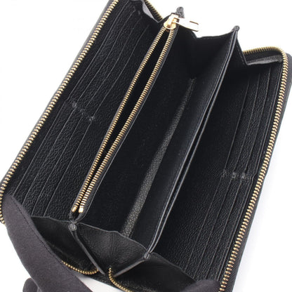 Louis Vuitton Round Wallet Zippy Noir Leather — view 3