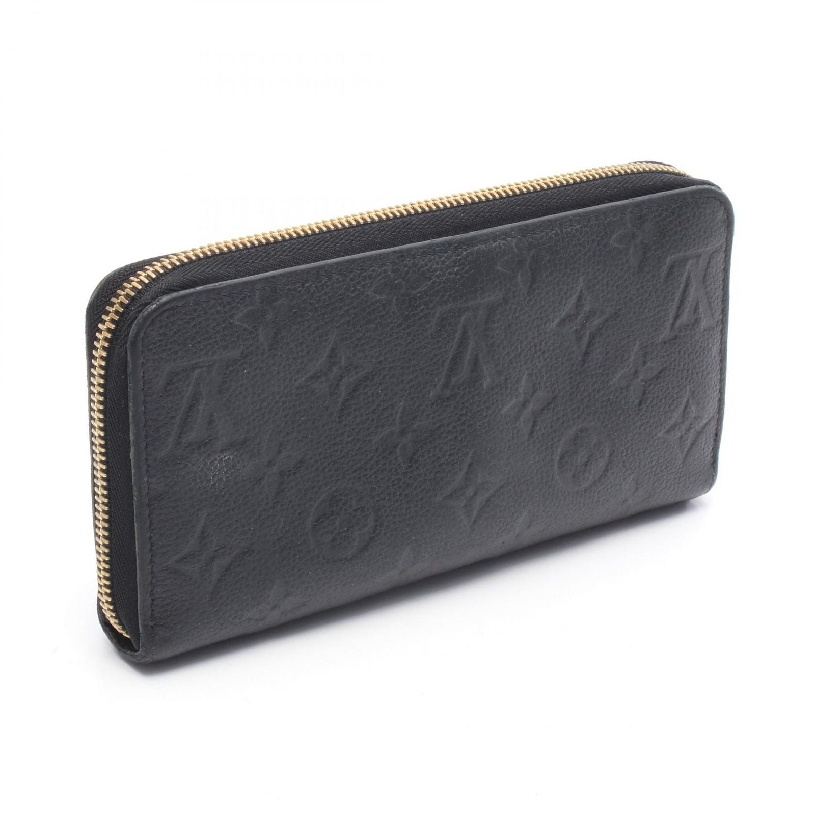 Louis Vuitton Round Wallet Zippy Noir Leather — view 2