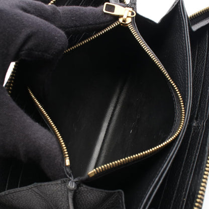 Louis Vuitton Round Wallet Zippy Noir Leather — view 4