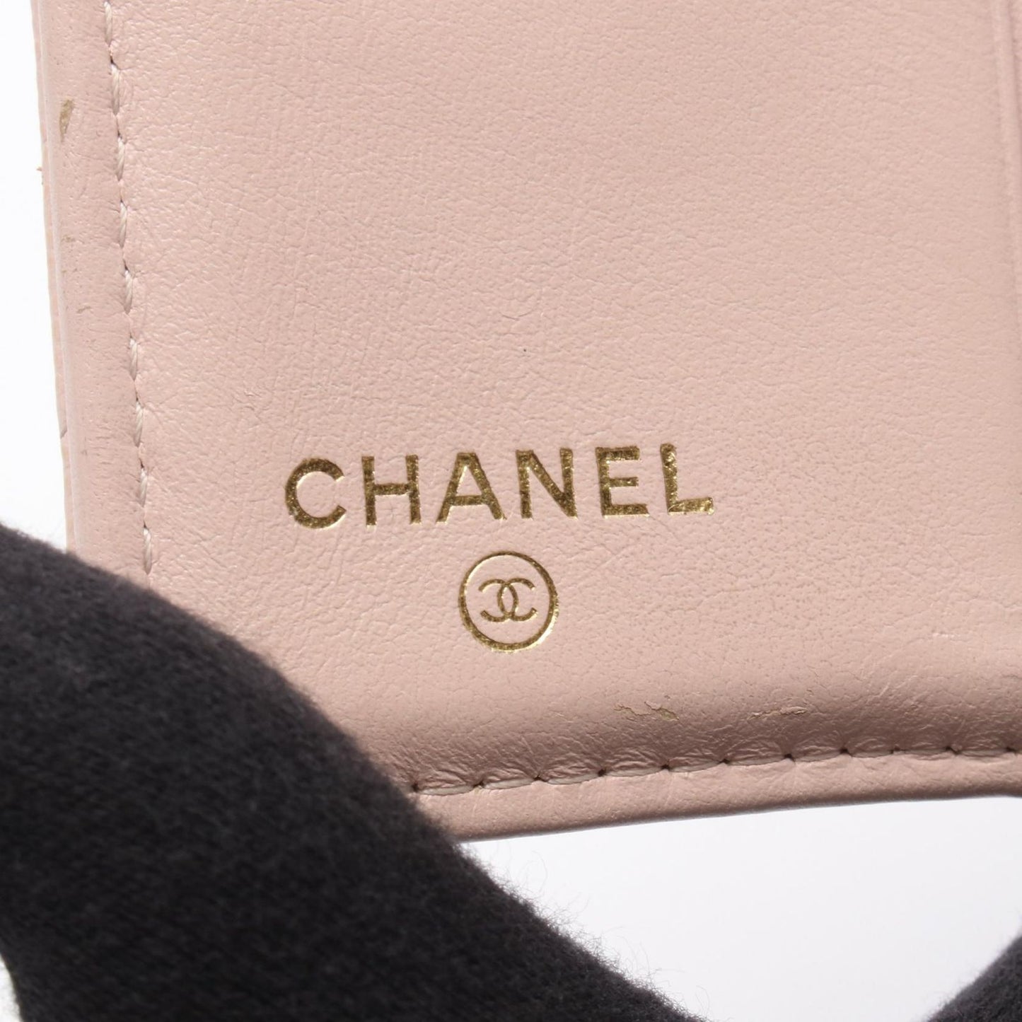 Chanel Bifold Wallet Quilted Small Pink Caviar Leather — view 5