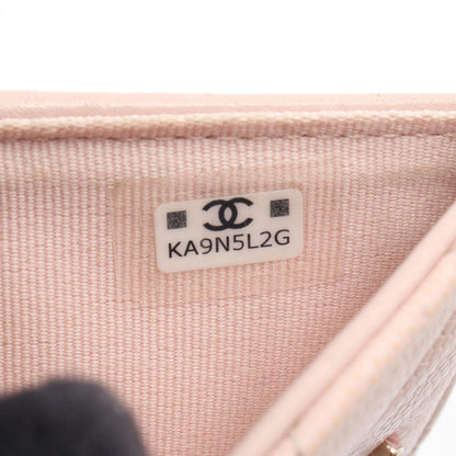 Chanel Bifold Wallet Quilted Small Pink Caviar Leather — view 6