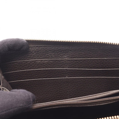 Gucci Round Wallet Interlocking Dark Brown Leather — view 5