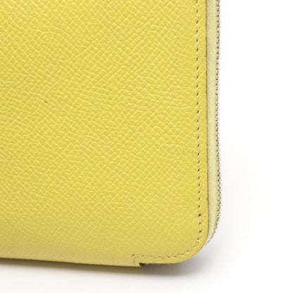 Hermes Round Wallet Azap Long Silk in Souffle Leather in — view 7