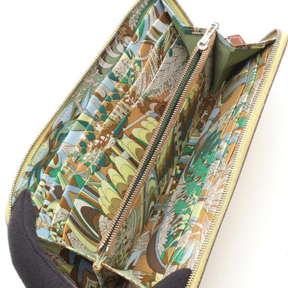Hermes Round Wallet Azap Long Silk in Souffle Leather in — view 2