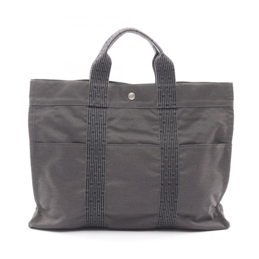 Hermes Tote Her Line MM Dark Gray Canvas Her MM