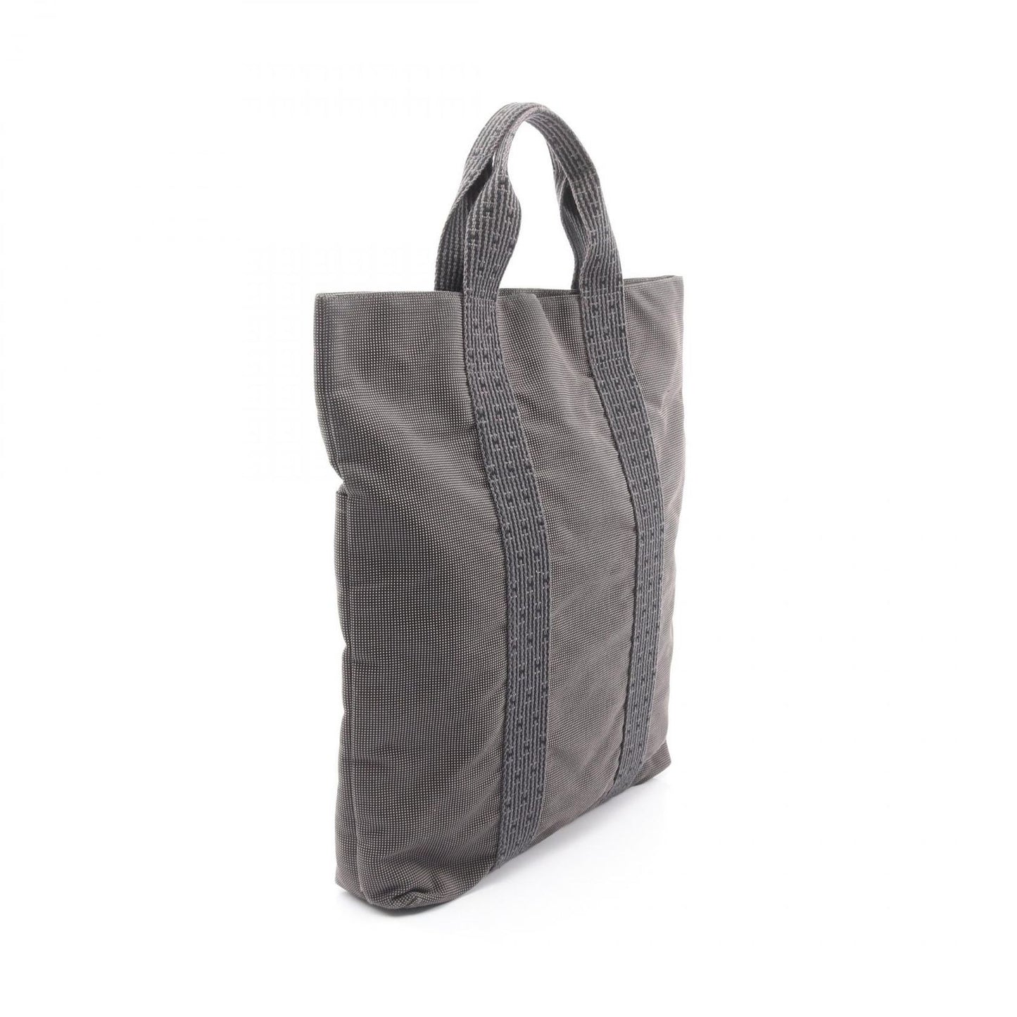 Hermes Tote Her Line Cabas Dark Gray Canvas — view 2