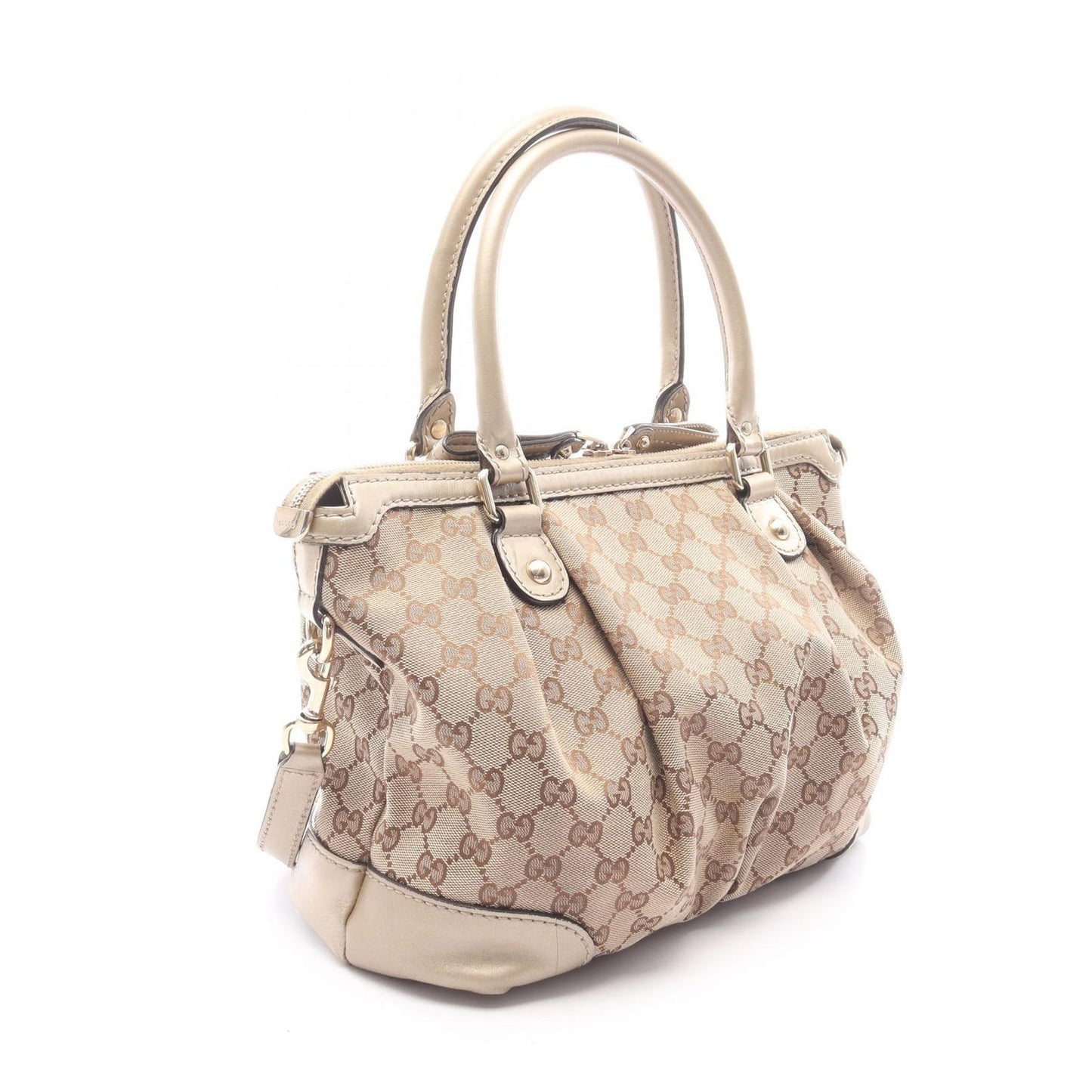 Gucci Handbag Ski GG Canvas 2-Way Beige Ski Shoulder — view 2