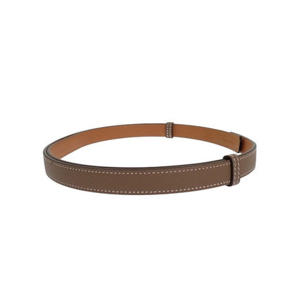 Hermes Kelly 18 Belt Veau Epsom Beige Etoupe Gold SA — view 2