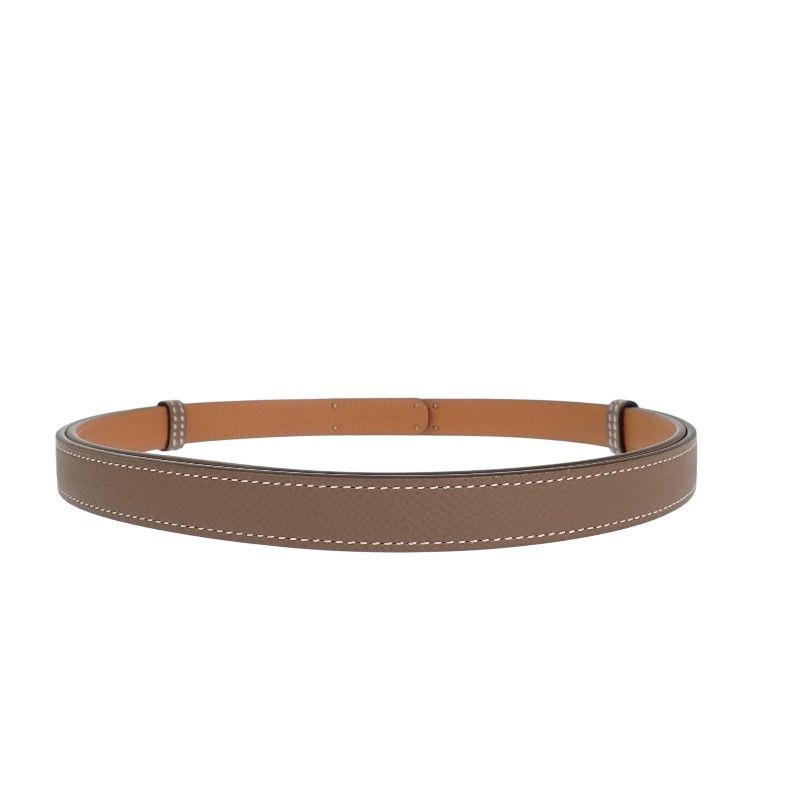 Hermes Kelly 18 Belt Veau Epsom Beige Etoupe Gold SA — view 4