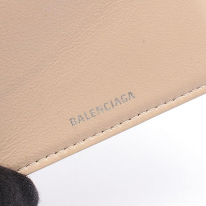 Balenciaga Trifold Wallet Touch Mini Beige Leather — view 4