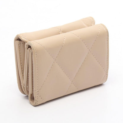 Balenciaga Trifold Wallet Touch Mini Beige Leather — view 2
