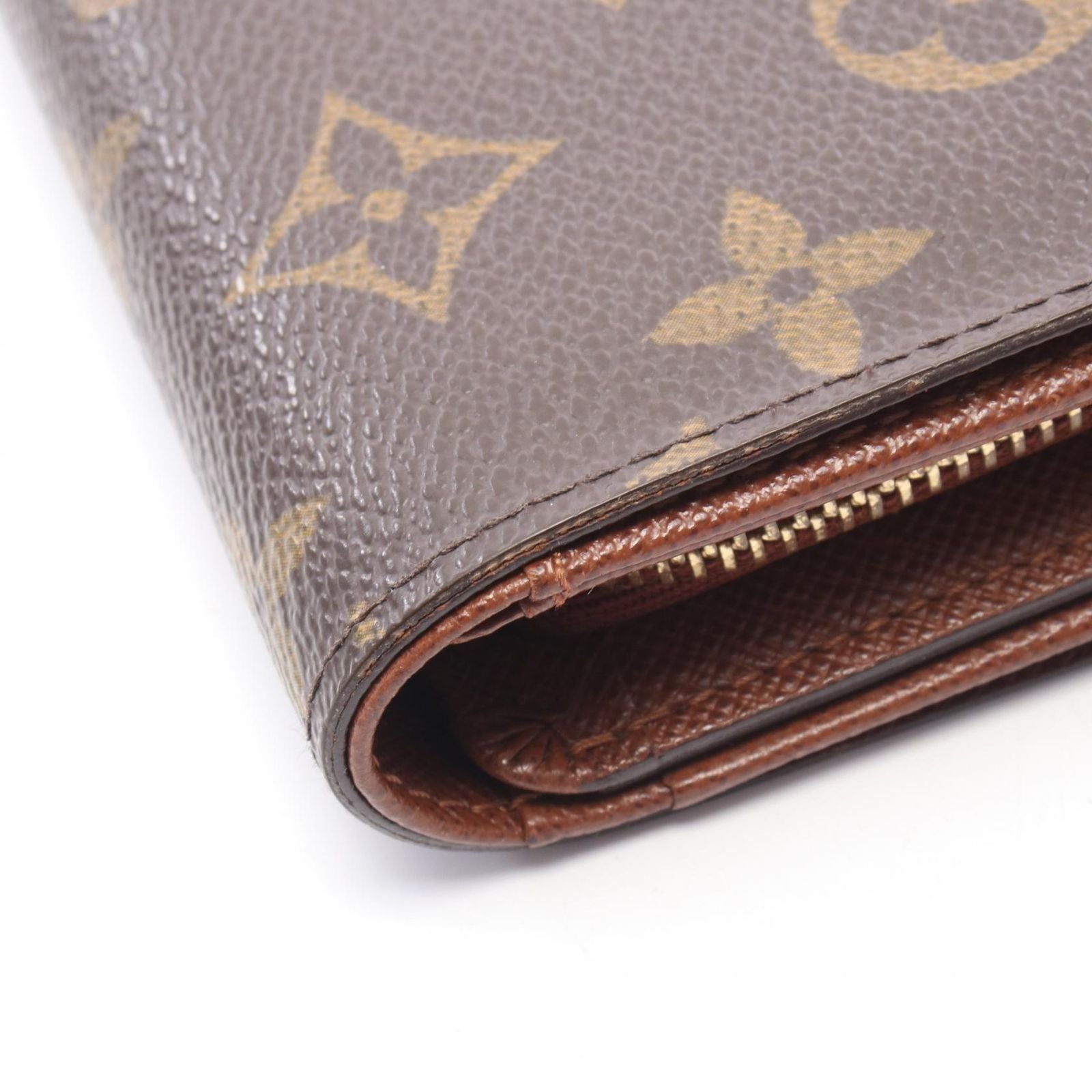 Louis Vuitton Bifold Wallet Porte-Monnaie Viennois Tresor Leather — view 8