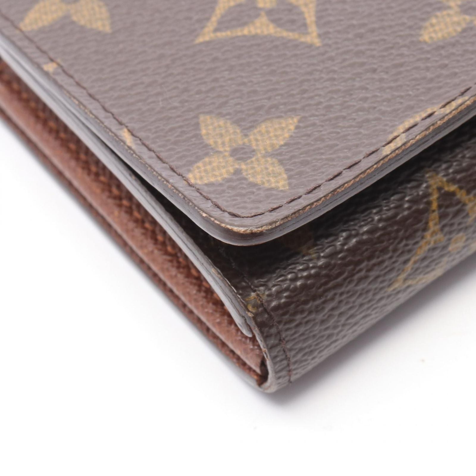 Louis Vuitton Bifold Wallet Porte-Monnaie Viennois Tresor Leather — view 6