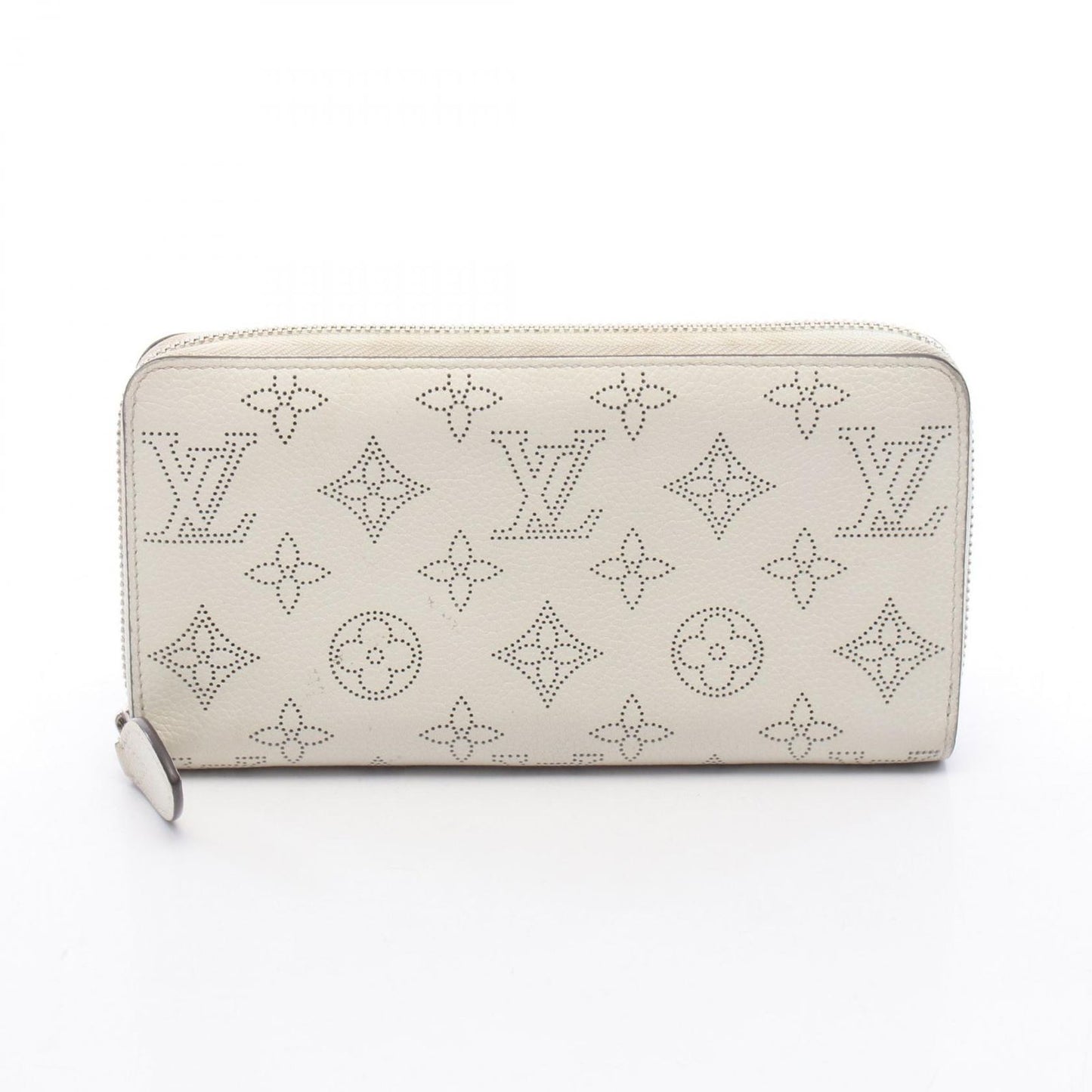 Louis Vuitton Round Wallet Zippy Blanc Leather